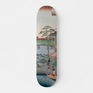 木峯寺ヴィンテージ浮世絵日本の画 スケートボード