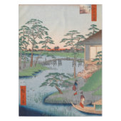 木峯寺ヴィンテージ浮世絵日本の画 テーブルクロス (正面)