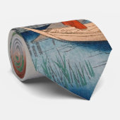 木峯寺ヴィンテージ浮世絵日本の画 ネクタイ (ロール)