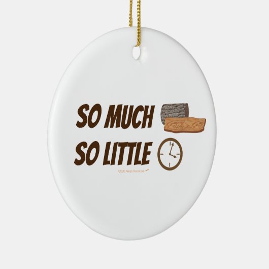 木工おもしろいターナー大工のギフト便利 セラミックオーナメント (右)