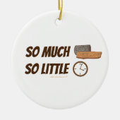 木工おもしろいターナー大工のギフト便利 セラミックオーナメント (正面)