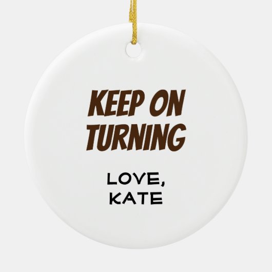 木工おもしろいターナー大工のギフト便利 セラミックオーナメント (裏面)