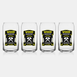 木工と木彫 ガラス缶