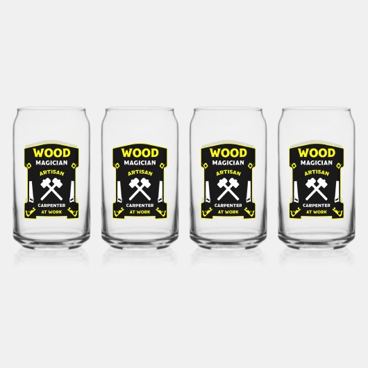 木工と木彫 ガラス缶 (正面)