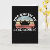 木工のお母さんの日産の女王さま カード (黄色い花)