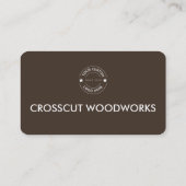 木工の 名刺 (裏面)