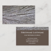 木工エレガント専門家の木板の質感 名刺 (正面/裏面)