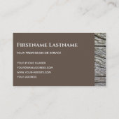 木工オーガニック専門家bの木目地 名刺 (裏面)