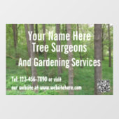 木工サービス / ガーデンサービス カスタマイズ可能 ウィンドウサイン (シート)