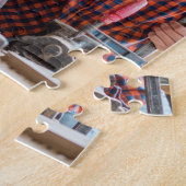 木工ジグソーパズルI父&息子ワークショップ ジグソーパズル (側面)