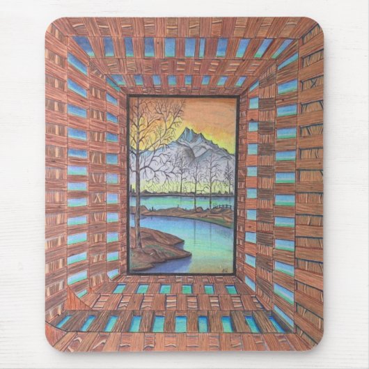 『木工スケッチ』 マウスパッド (正面)