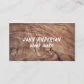 木工スタイリッシュモダン業名刺 名刺 (正面)