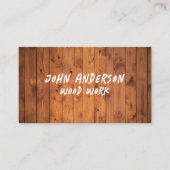 木工スタイリッシュモダン業名刺 名刺 (正面)