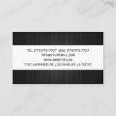 木工スタイリッシュモダン業名刺 名刺 (裏面)