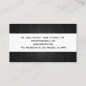 木工スタイリッシュモダン業名刺 名刺 (裏面)