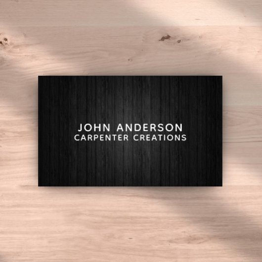 木工スタイリッシュモダン業名刺 名刺