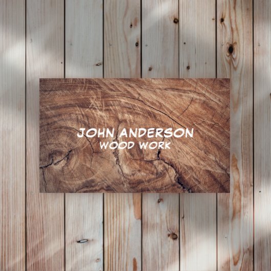 木工スタイリッシュモダン業名刺 名刺