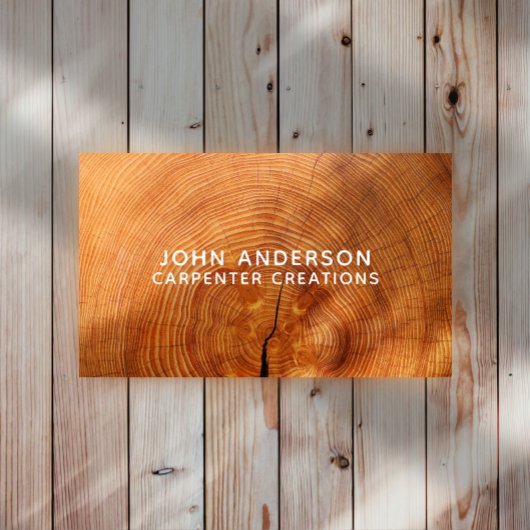 木工スタイリッシュモダン業名刺 名刺