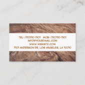 木工スタイリッシュモダン業名刺 名刺 (裏面)