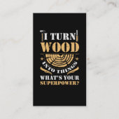 木工パパ職人夫大工 名刺 (正面)