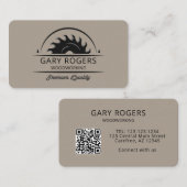 木工モダン業 名刺 (正面/裏面)