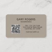 木工モダン業 名刺 (裏面)