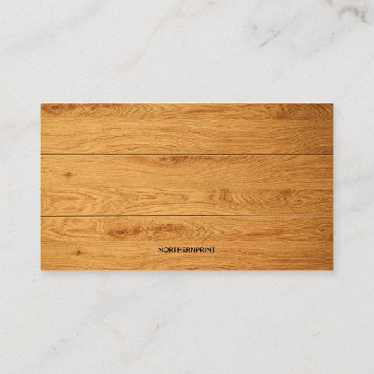 木工上の編集可能な鋸刃 名刺 (裏面)