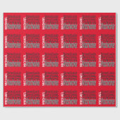 木工人並外れ ラッピングペーパー (フラット)