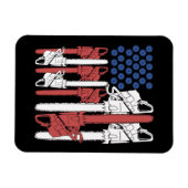 木工人LumberjackギフトアルボリストChainsaw マグネット (横)