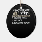 木工作業ステップ セラミックオーナメント (左)