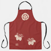 木工切門平屋陣羽織 エプロン (正面)