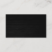 木工効果グレー赤かわいいコンサルタント名刺 名刺 (裏面)