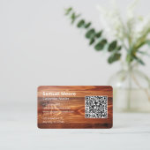 木工台工工大工テンプレート 名刺 (スタンド正面)