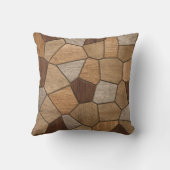 木工品モザイクアート クッション (裏面)