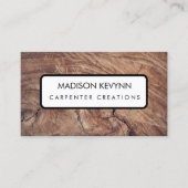 木工商縁ど-  Wood Grain名刺 名刺 (正面)