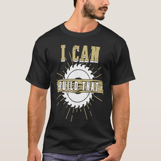 木工大工なら木工職人が作れる Tシャツ (正面)