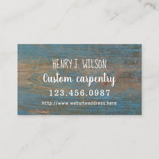 木工大工の絵師改善事業 名刺 (正面)