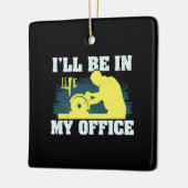 木工大工ギフト セラミックオーナメント (左)