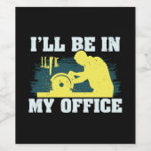 木工大工ギフト ワインラベル (シングルラベル)