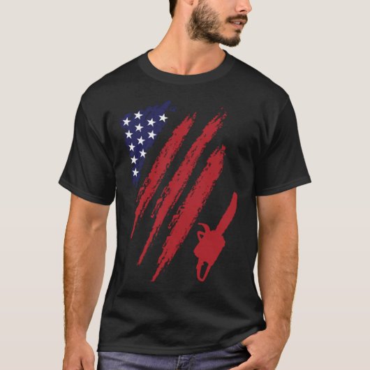 木工大工ランバージャッキ木工工工工工工 Tシャツ (正面)