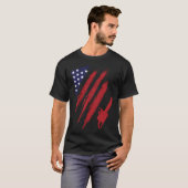 木工大工ランバージャッキ木工工工工工工 Tシャツ (正面フル)