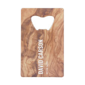 木工大工建築の便利屋 クレジットカード栓抜き (正面)