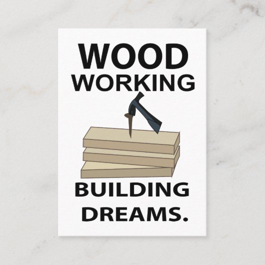 木工大工建築 名刺 (正面)