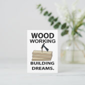 木工大工建築 名刺 (スタンド正面)