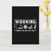 木工大工木工木材ギフトアイディア カード (黄色い花)