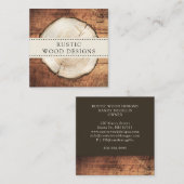 木工大工素朴木工名刺 スクエア名刺 (正面/裏面)