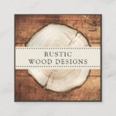 木工大工素朴木工名刺 スクエア名刺 (正面)