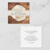 木工大工素朴木工名刺 スクエア名刺 (正面/裏面)