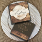 木工大工素朴木工名刺 スクエア名刺