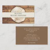 木工大工素朴木工名刺 名刺 (正面/裏面)
